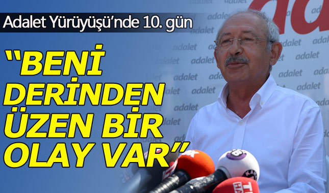 Kemal Kılıçdaroğlu Adalet Yürüyüşü'nde Mısır'ı uyardı