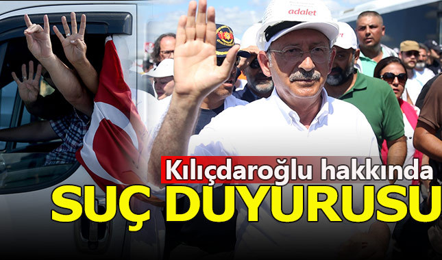 Kemal Kılıçdaroğlu hakkında suç duyurusu
