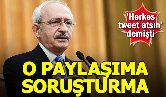Kemal Kılıçdaroğlu'na "karikatür" soruşturması