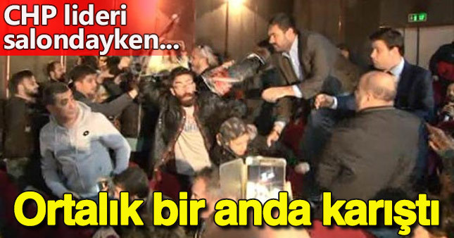 Kemal Kılıçdaroğlu'nun katıldığı sempozyumda gerginlik