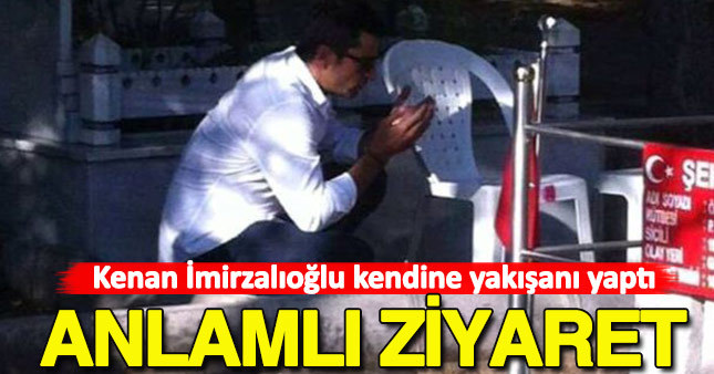Kenan İmirzalıoğlu'ndan anlamlı ziyaret