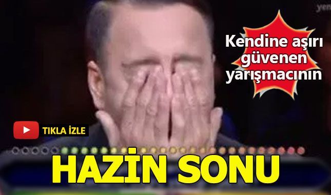 Kendine fazla güvenen yarışmacının hazin sonu