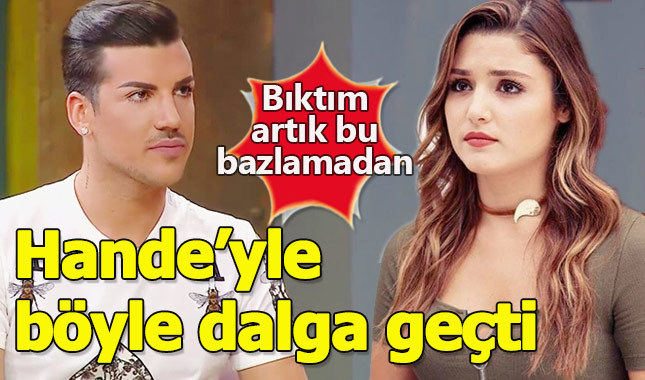 Kerimcan Durmaz Hande Erçel'le böyle dalga geçti