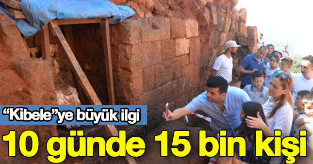 "Kibele" heykelini 10 günde 15 bin kişi ziyaret etti