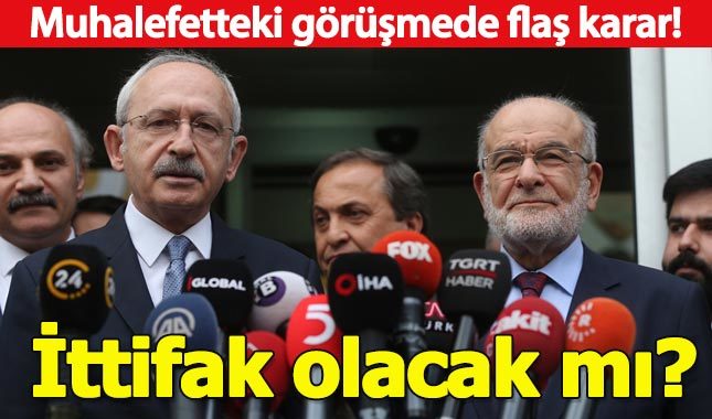 Kılıçdaroğlu ile Temel Karamollaoğlu görüşmesinde flaş karar!