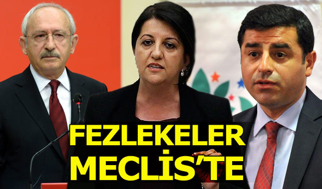 Kılıçdaroğlu ve Demirtaş'ın dokunulmazlık dosyası Meclis'te