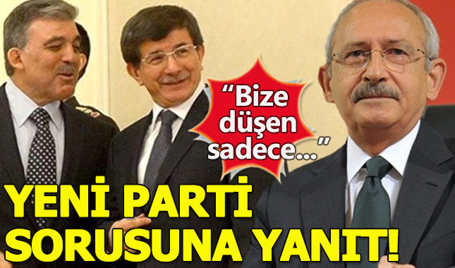 Kılıçdaroğlu, yeni parti iddialarıyla ilgili konuştu