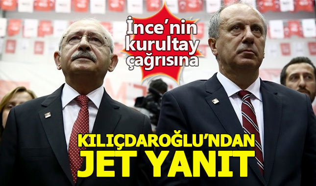 Kılıçdaroğlu'ndan Muharrem İnce'ye kurultay yanıtı