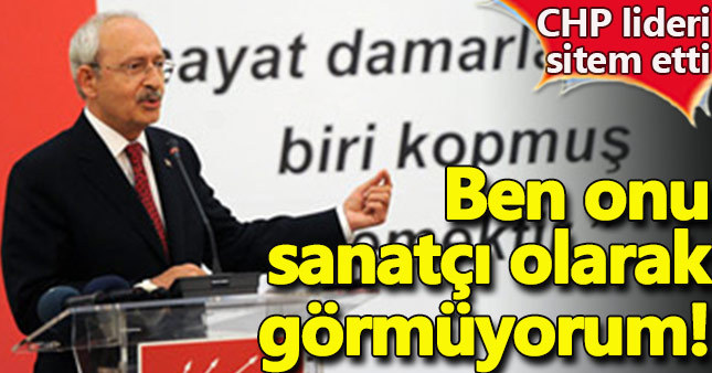 Kılıçdaroğlu'ndan şarkısını vermeyen sanatçıya tepki