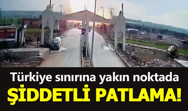 Kilis sınırında şiddetli patlama