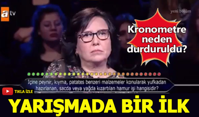 Kim Milyoner Olmak İster yarışmasında alkış alan hareket