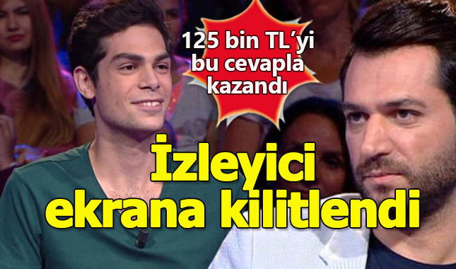Kim Milyoner Olmak İster'de bu soru izleyiciyi ekrana kilitledi