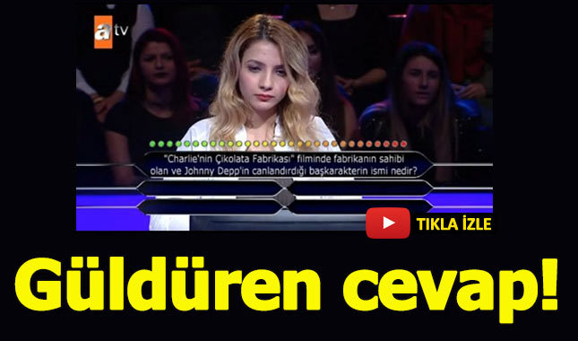 Kim Milyoner Olmak İster'de güldüren düz mantık cevabı