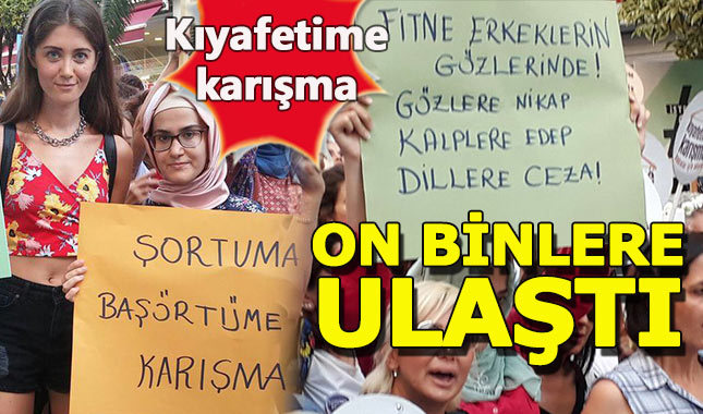 Kıyafetime Karışma Yürüyüşü sosyal medyada on binlere ulaştı