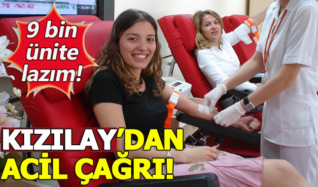 Kızılay'dan kan bağışı için çağrı