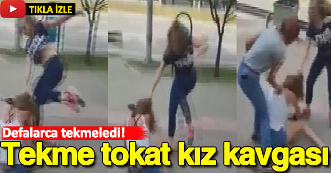 Kız kavgaları - Kızların kavgası kameralara yansıdı