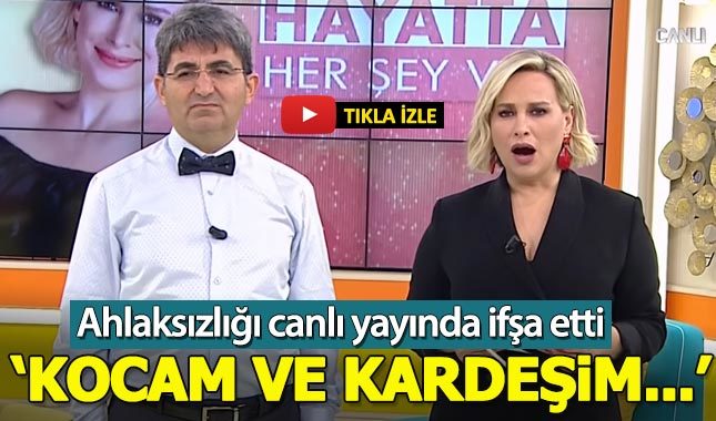Kocasının ahlaksızlığını canlı yayında ifşa etti