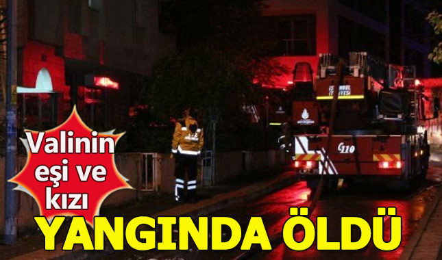 Konya Eski Valisinin eşi ve kızı yangında hayatını kaybetti