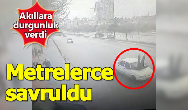 Konya'da Vali'ye selam veren polise otomobil çaptı