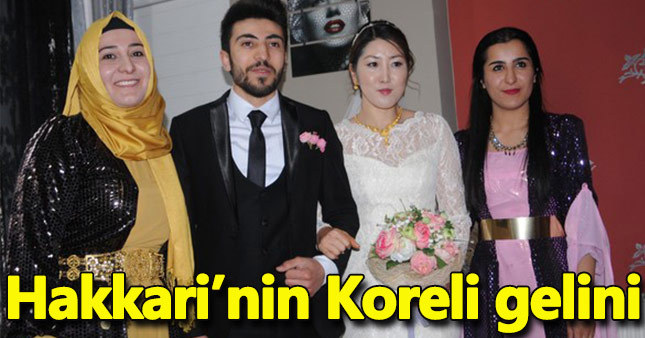 Kore'den Hakkari'ye gelin geldi