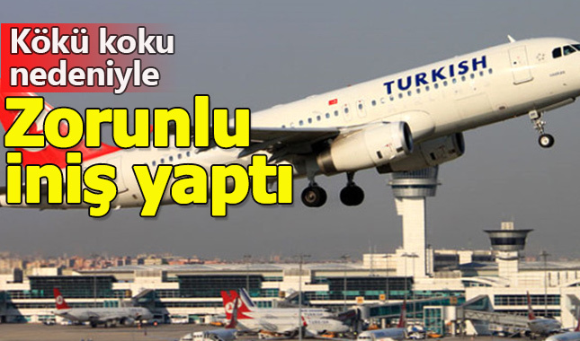 Kötü koku THY uçağına acil iniş yaptırdı