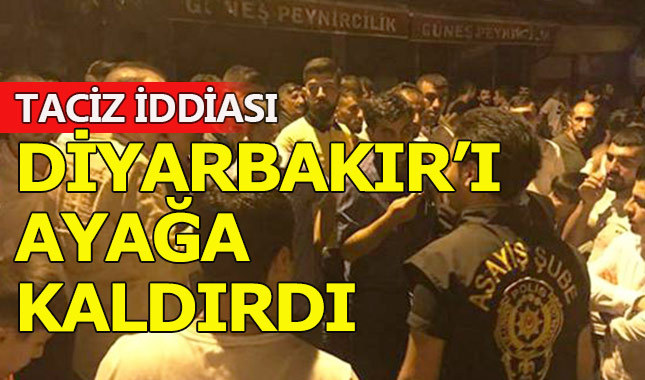 Küçük kıza taciz iddiası Diyarbakır'ı karıştırdı