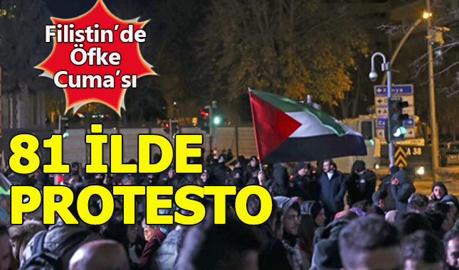 Kudüs kararı Türkiye çapında protesto edildi