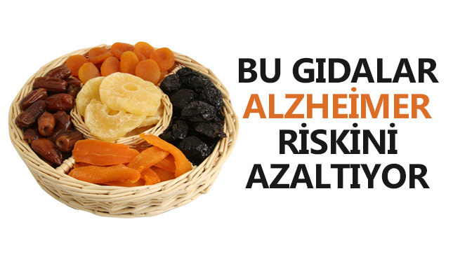 Kuru meyveler Alzheimer'ın panzehiri oluyor