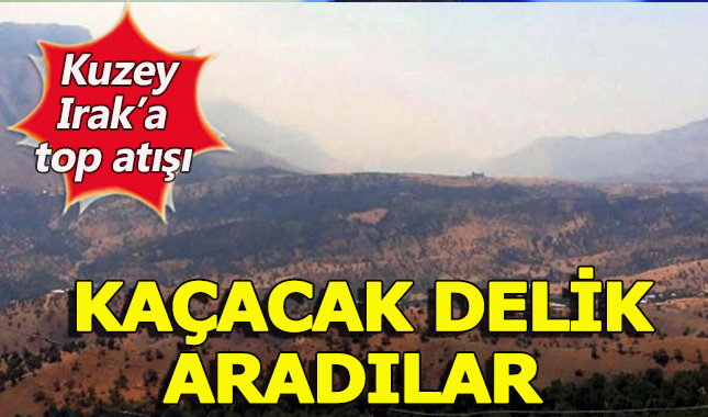 Kuzey Irak'taki teröristlere top atışı gerçekleştirildi