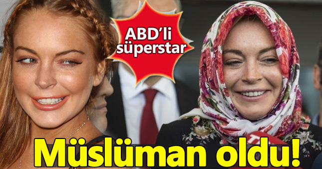 Lidnsay Lohan müslüman oldu!