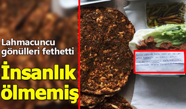 Lokantacının öğrencilere yazdığı not alkış aldı