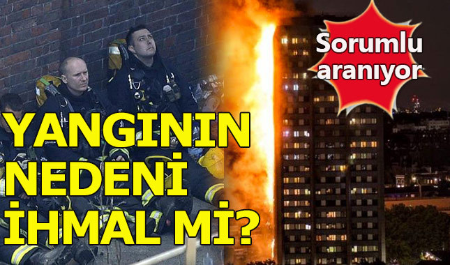 Londra'daki yangının nedeni belli oldu