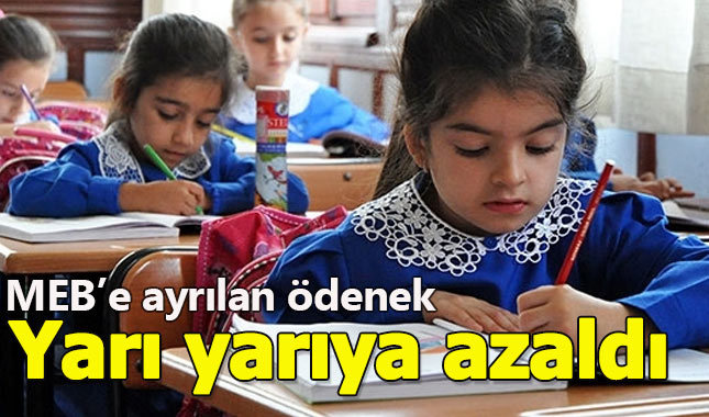 MEB'e ayrılan ödenek 15 yılda yarıya düştü