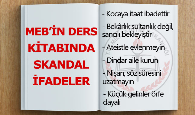 MEB'in yeni ders müfredatında skandal ifadeler