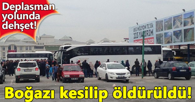Maça giderken Kocaelispor'lu taraftarın boğazını kestiler