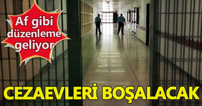 Mahkumlara af niteliğinde düzenleme