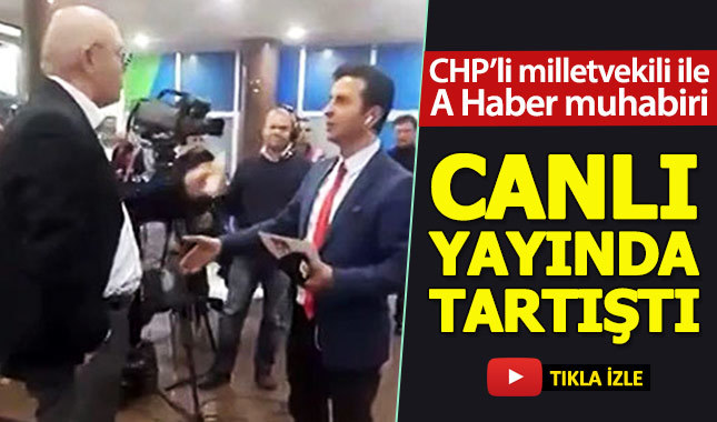 Mahmut Tanal ile A Haber muhabiri canlı yayında tartıştı