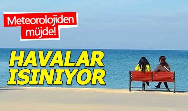 Marmara'da hava sıcaklıkları artıyor