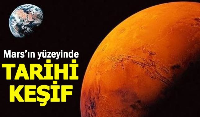 Mars'ın yüzeyinde su keşfedildi
