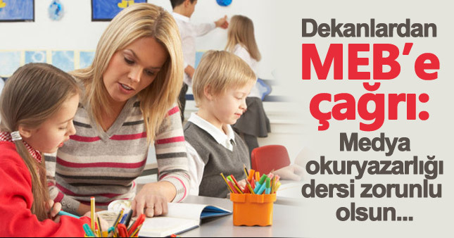 Medya okuryazarlığı dersi için dekanlardan MEB'e çağrı