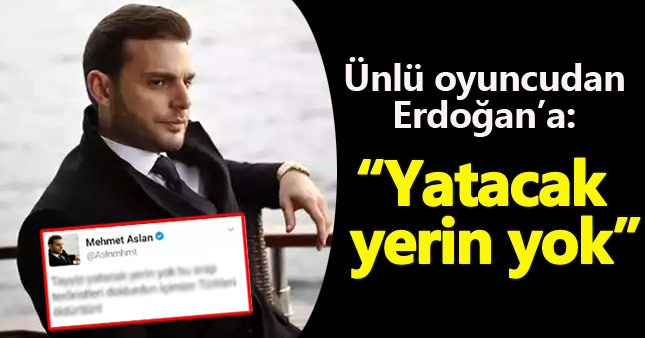 Mehmet Aslan'dan Cumhurbaşkanı Erdoğan'a sert tepki