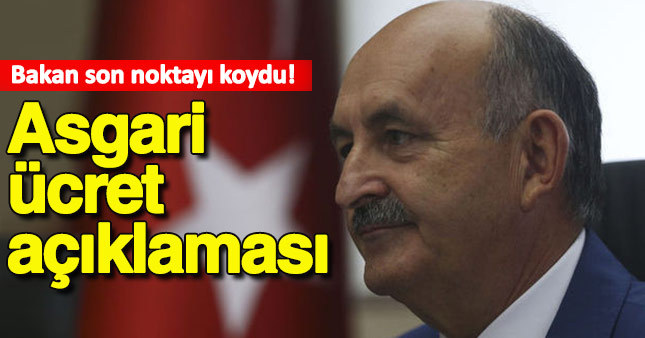 Mehmet Müezzinoğlu'ndan asgari ücret açıklaması