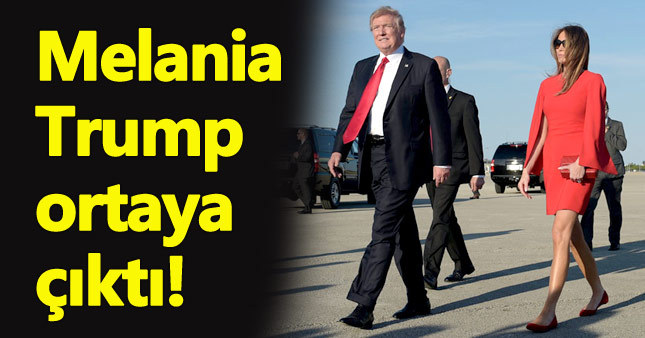 Melania Trump yeminden sonra ilk kez görüntülendi