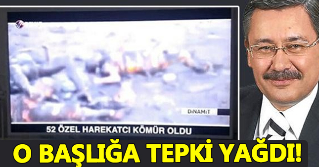 Melih Gökçek'in konuk olduğu programa 'Kömür oldu' tepkisi