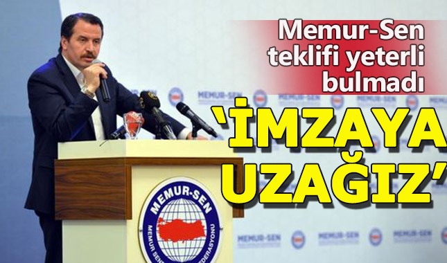 Memur-Sen'den hükümetin teklifine ikinci ret