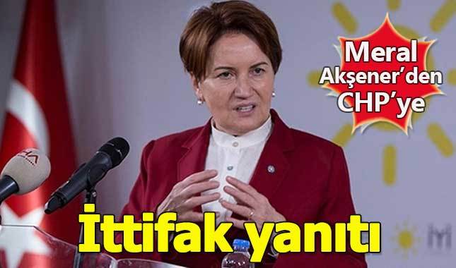 Meral Akşener'den CHP'ye ittifak cevabı