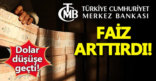 Merkez Bankası faiz artırımı yaptı