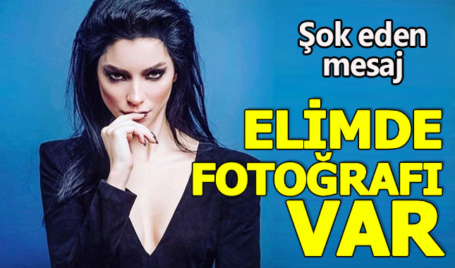 Merve Boluğur'a fotoğraf tehditi