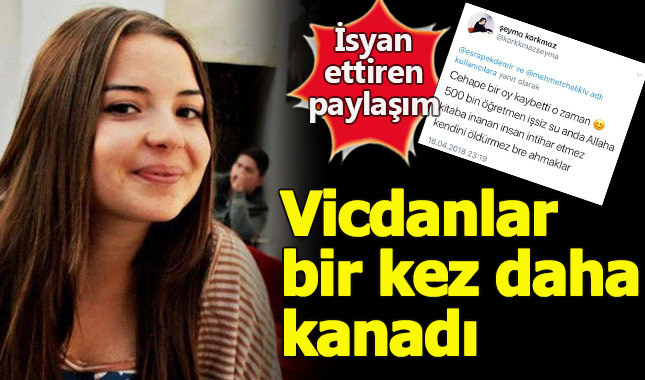 Merve Çavdar'ın intiharının ardından atılan bu tweet vicdanları yaraladı