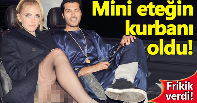 Meryem Uzerli mini eteğinin kurbanı oldu